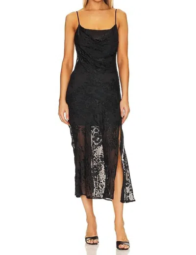 Astr Aubrielle Maxi Dress In Black