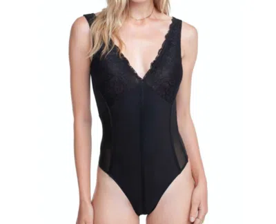 Astr Austin Bodysuit In Black