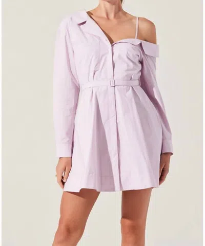 Astr Aveni Dress In Lilac In Pink