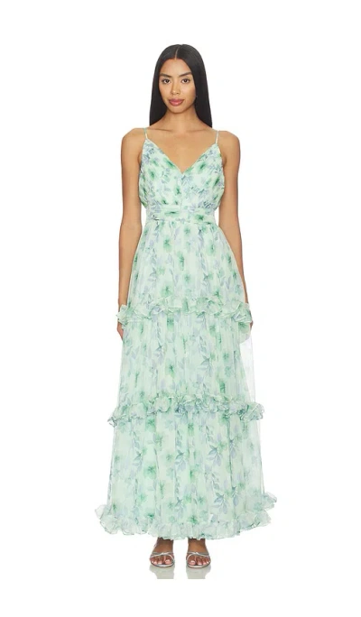 Astr Ayanna Dress In Green