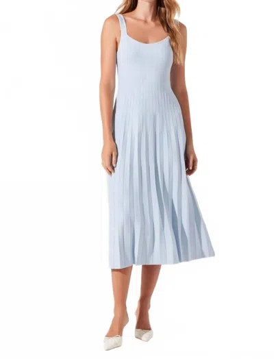 Astr Ayla Midi Dress In Blue