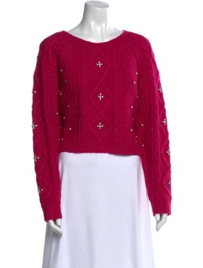 Pre-owned Astr Bateau Neckline Sweater W/ Tags In Pink