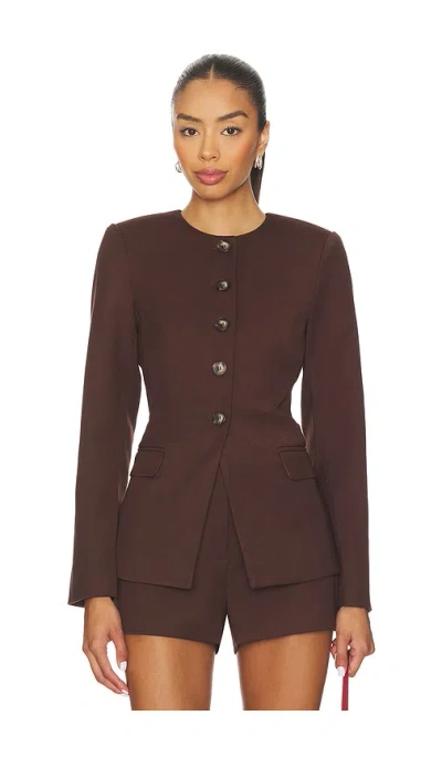 Astr Bellmere Jacket In Brown