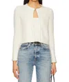 Astr Blaise Cardigan Set In Cream