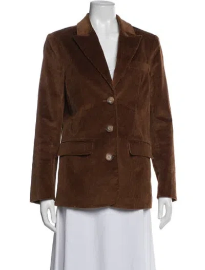 Pre-owned Astr Blazer In Brown