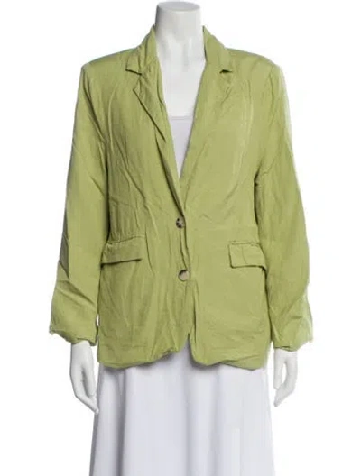Pre-owned Astr Blazer In Green