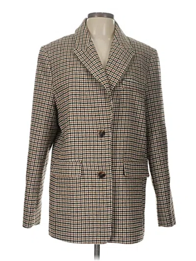 Pre-owned Astr Blazer Jacket In Brown