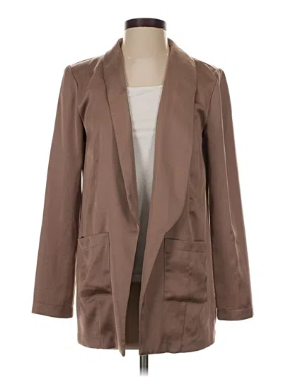 Pre-owned Astr Blazer Jacket In Brown