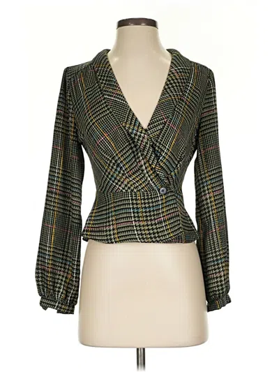 Pre-owned Astr Blazer Jacket In Green