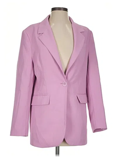 Pre-owned Astr Blazer Jacket In Purple