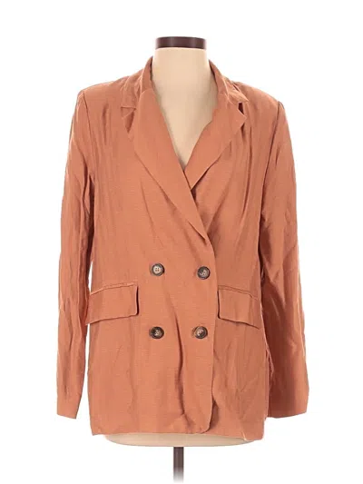 Pre-owned Astr Blazer Jacket In Tan