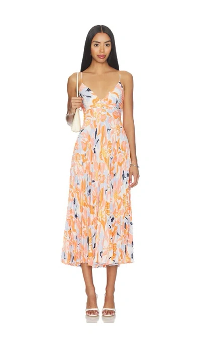 Astr Blythe Dress In Multi