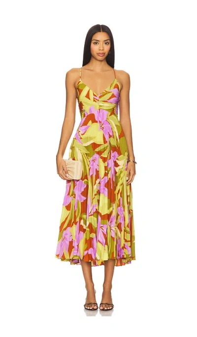 Astr Blythe Dress In Multi