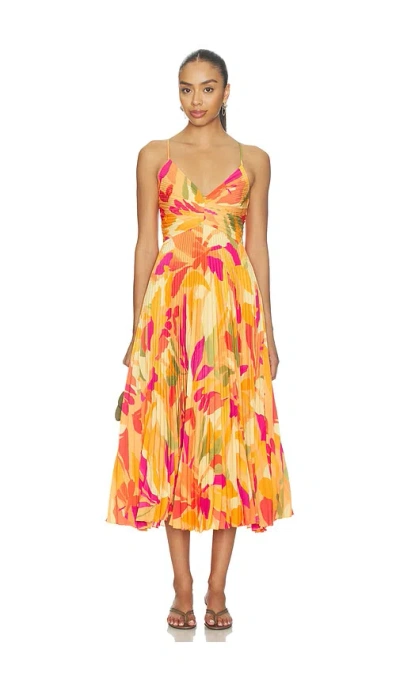 Astr Blythe Dress In Multi