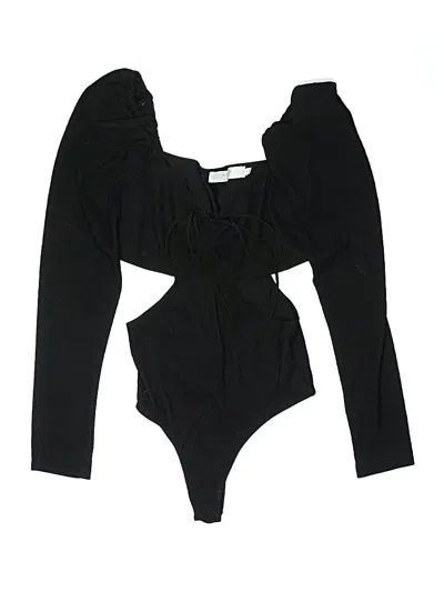 Pre-owned Astr Bodysuit In Black