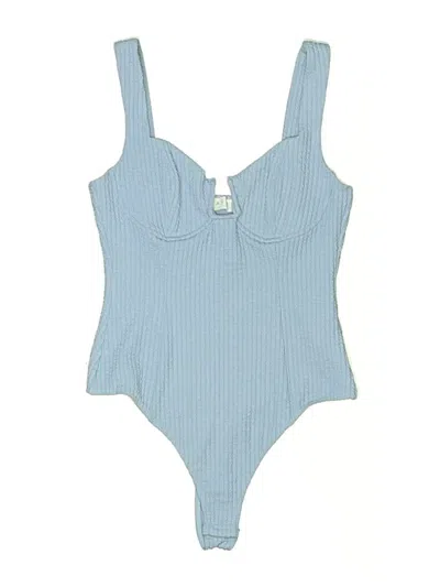 Pre-owned Astr Bodysuit In Blue