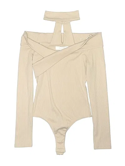 Pre-owned Astr Bodysuit In Brown