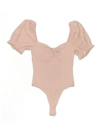 Pre-owned Astr Bodysuit In Brown