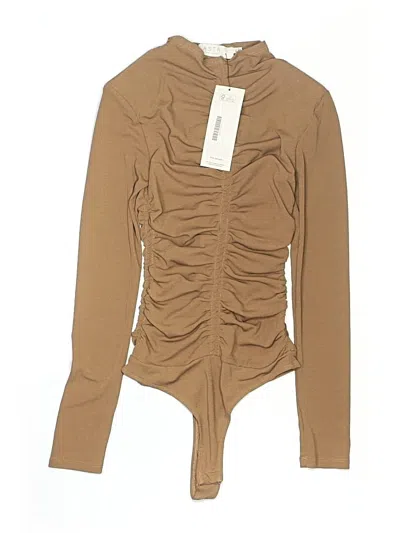 Pre-owned Astr Bodysuit In Brown