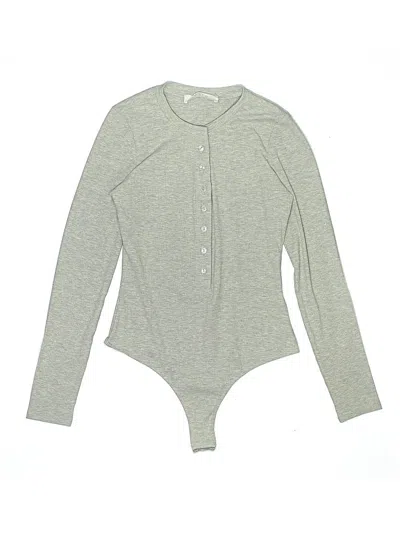 Pre-owned Astr Bodysuit In Gray
