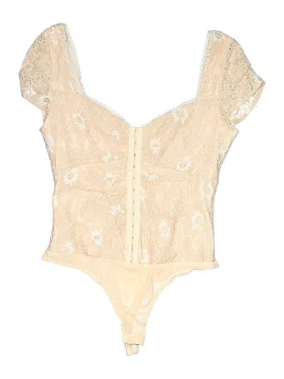 Pre-owned Astr Bodysuit In Ivory