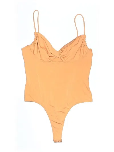 Pre-owned Astr Bodysuit In Orange
