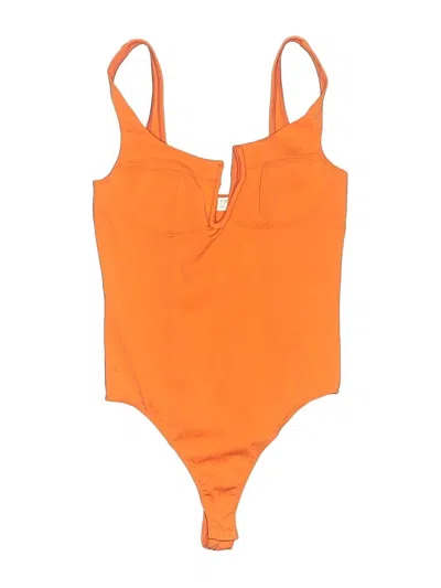 Pre-owned Astr Bodysuit In Orange