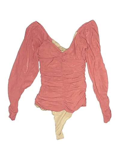 Pre-owned Astr Bodysuit In Pink