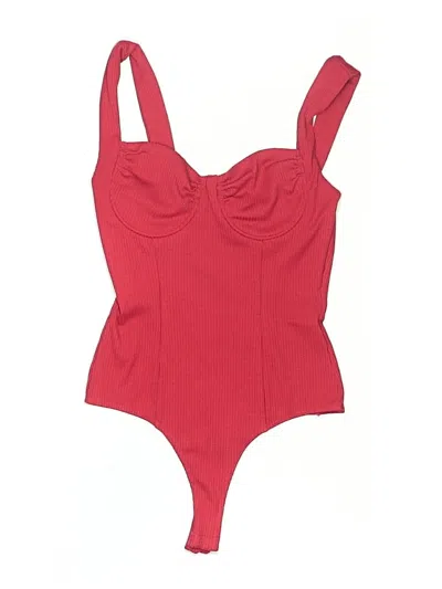 Pre-owned Astr Bodysuit In Red