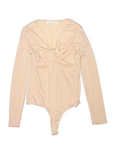 Pre-owned Astr Bodysuit In Tan