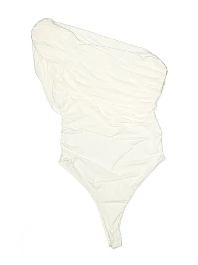 Pre-owned Astr Bodysuit In White
