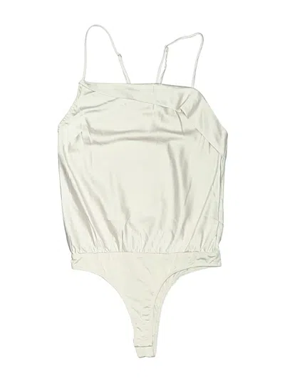 Pre-owned Astr Bodysuit In White