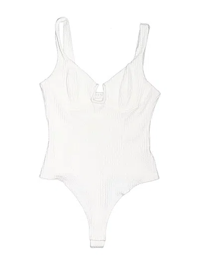 Pre-owned Astr Bodysuit In White
