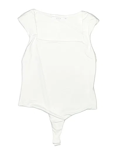Pre-owned Astr Bodysuit In White