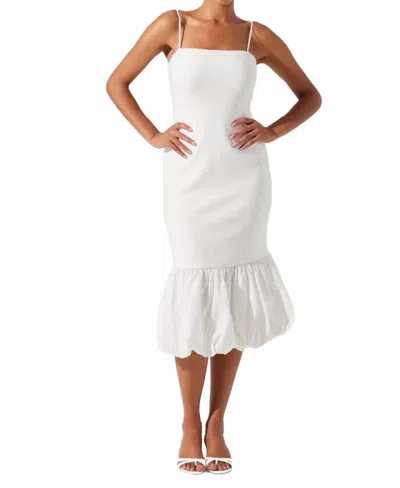 ASTR BRITTNEA MINI DRESS IN WHITE