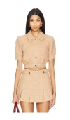 Astr Bronwyn Jacket In Beige