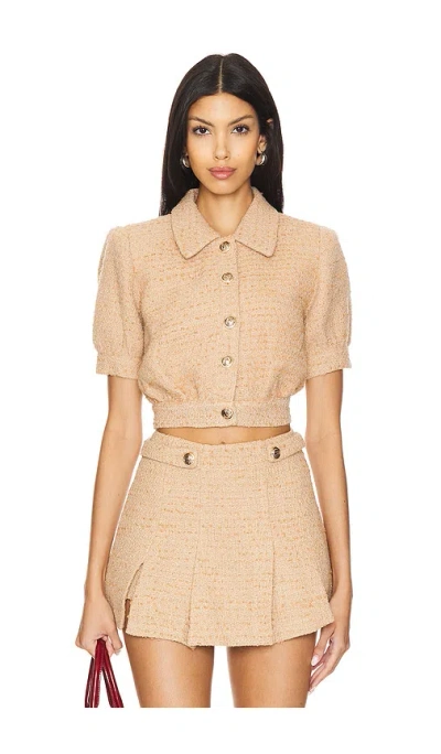 Astr Bronwyn Jacket In Beige