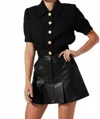 Astr The Labelbronwyn Cropped Jacket In Black