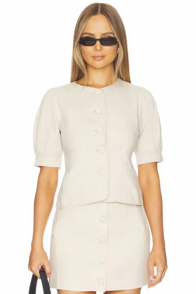 Astr Cailey Top In Off White In Neutral