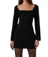 Astr The Label Calanthe Long Sleeve Minidress In Black