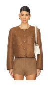 Astr Calliope Jacket In Brown