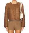 Astr Calliope Jacket In Brown