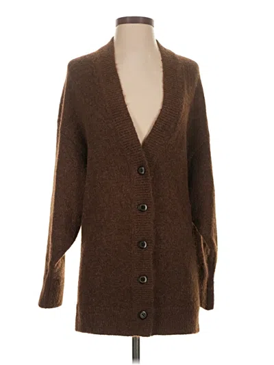 Pre-owned Astr Cardigan Sweater In Brown