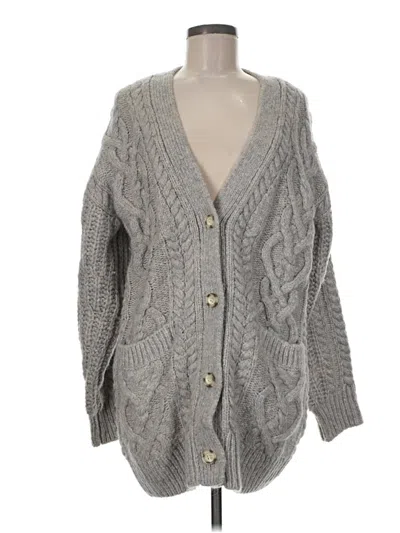 Pre-owned Astr Cardigan Sweater In Gray
