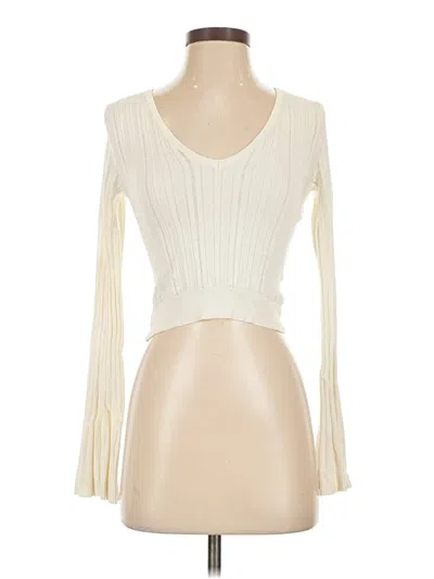 Pre-owned Astr Cardigan Sweater In Ivory