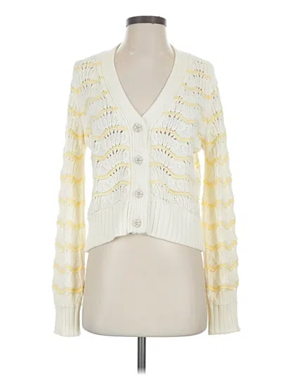 Pre-owned Astr Cardigan Sweater In Ivory