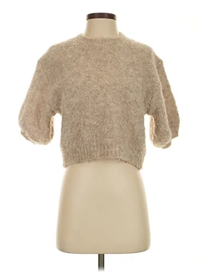 Pre-owned Astr Cardigan Sweater In Tan