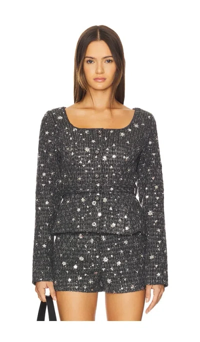 Astr Carolyn Top In Gray