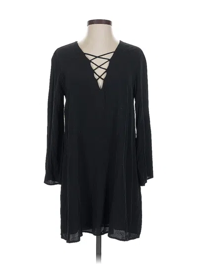 Pre-owned Astr Casual Dress In Black
