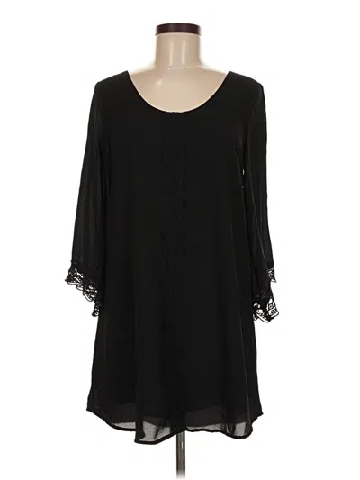 Pre-owned Astr Casual Dress In Black